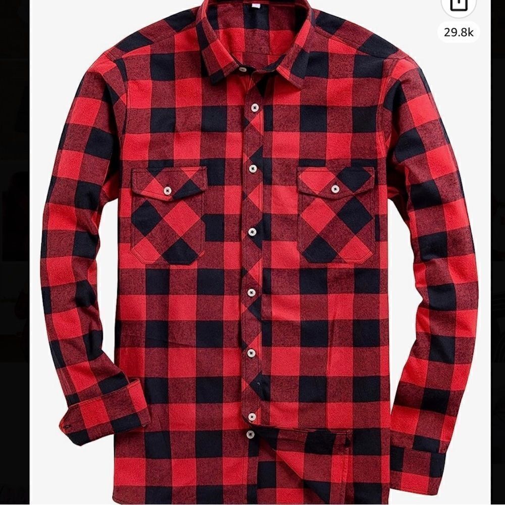 NWT ALIMENS & GENTLE Men’s Button Down Regular Fit Plaid Button Down Size XL